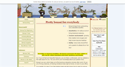 Desktop Screenshot of prettybonsai.com