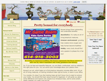 Tablet Screenshot of prettybonsai.com